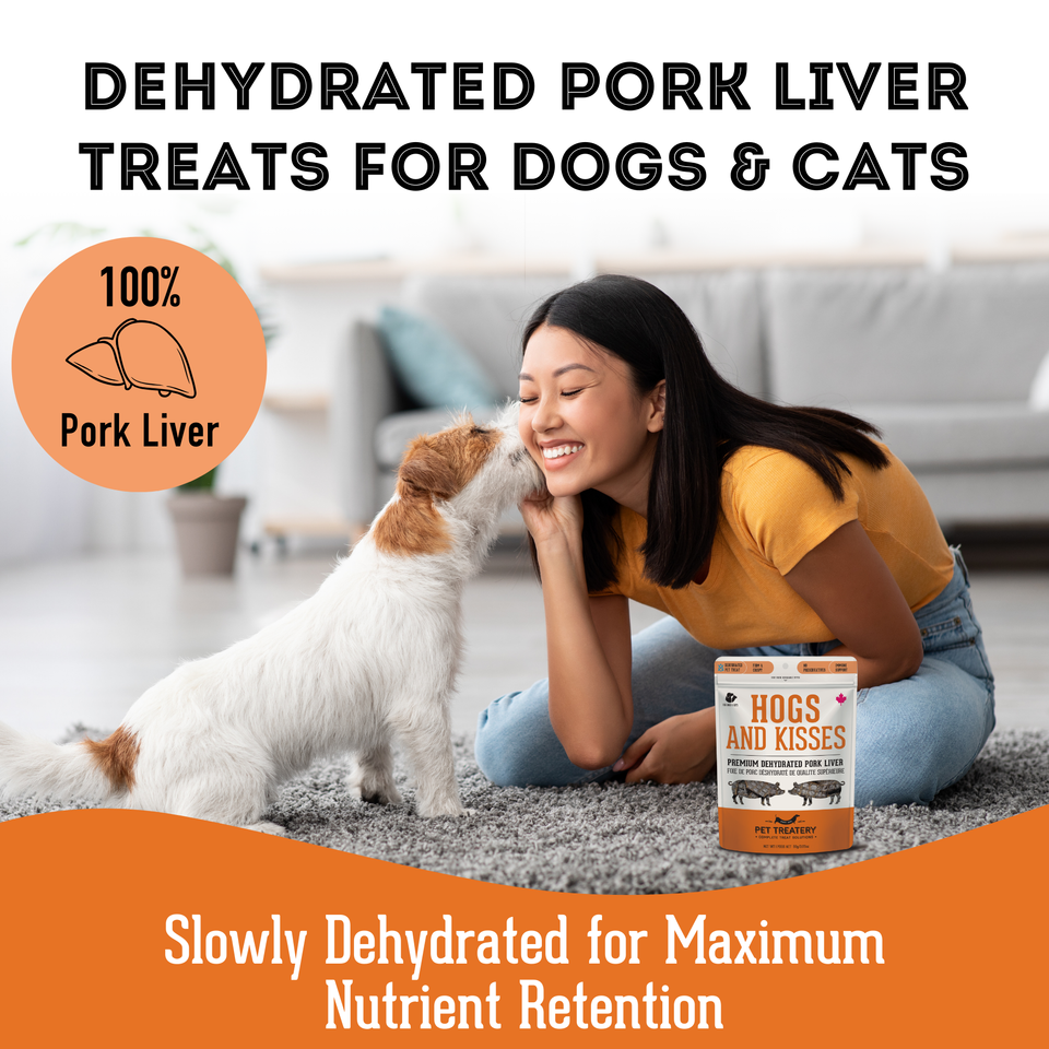 Premium Dehydrated Protein Pork Liver Treat For Dogs & Cats