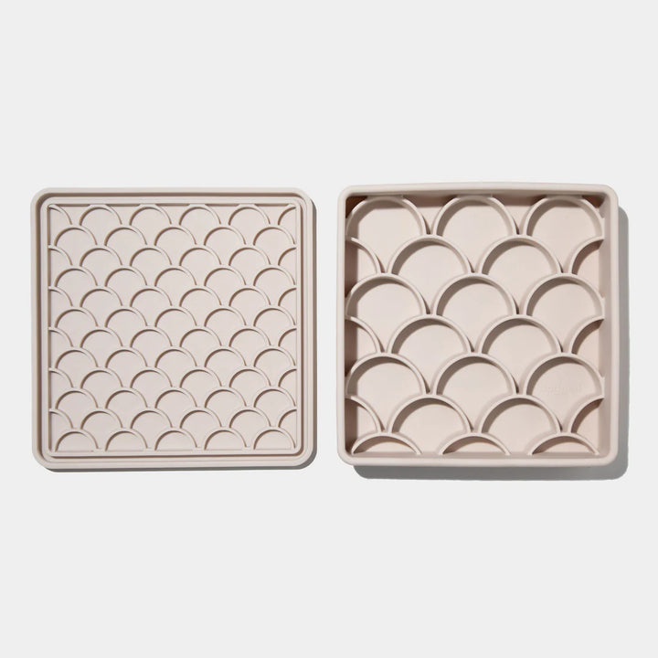 3-in-1 Fish Scale Slow Feeder Bowl