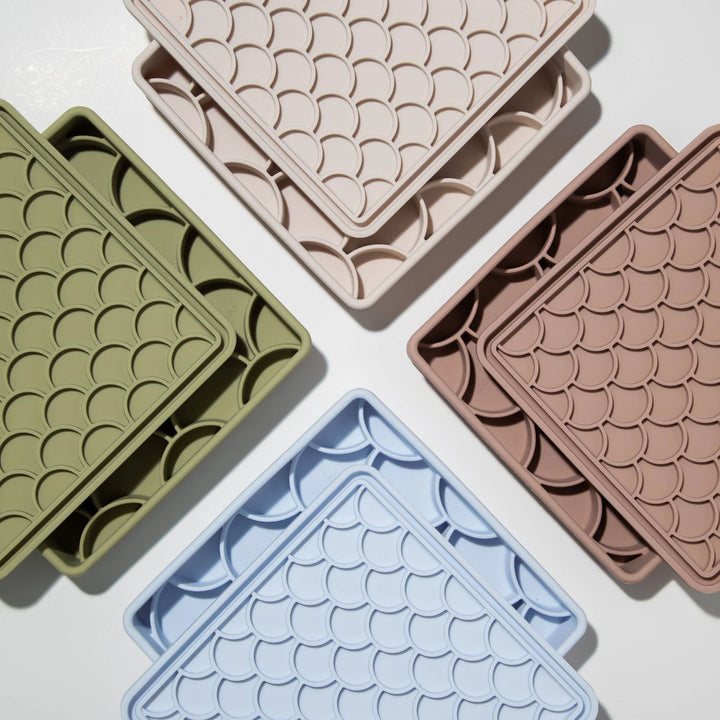 3-in-1 Fish Scale Slow Feeder Bowl