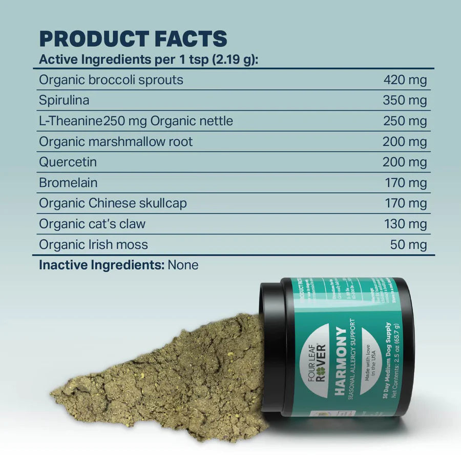 Harmony - Natural Skin Care For Dogs