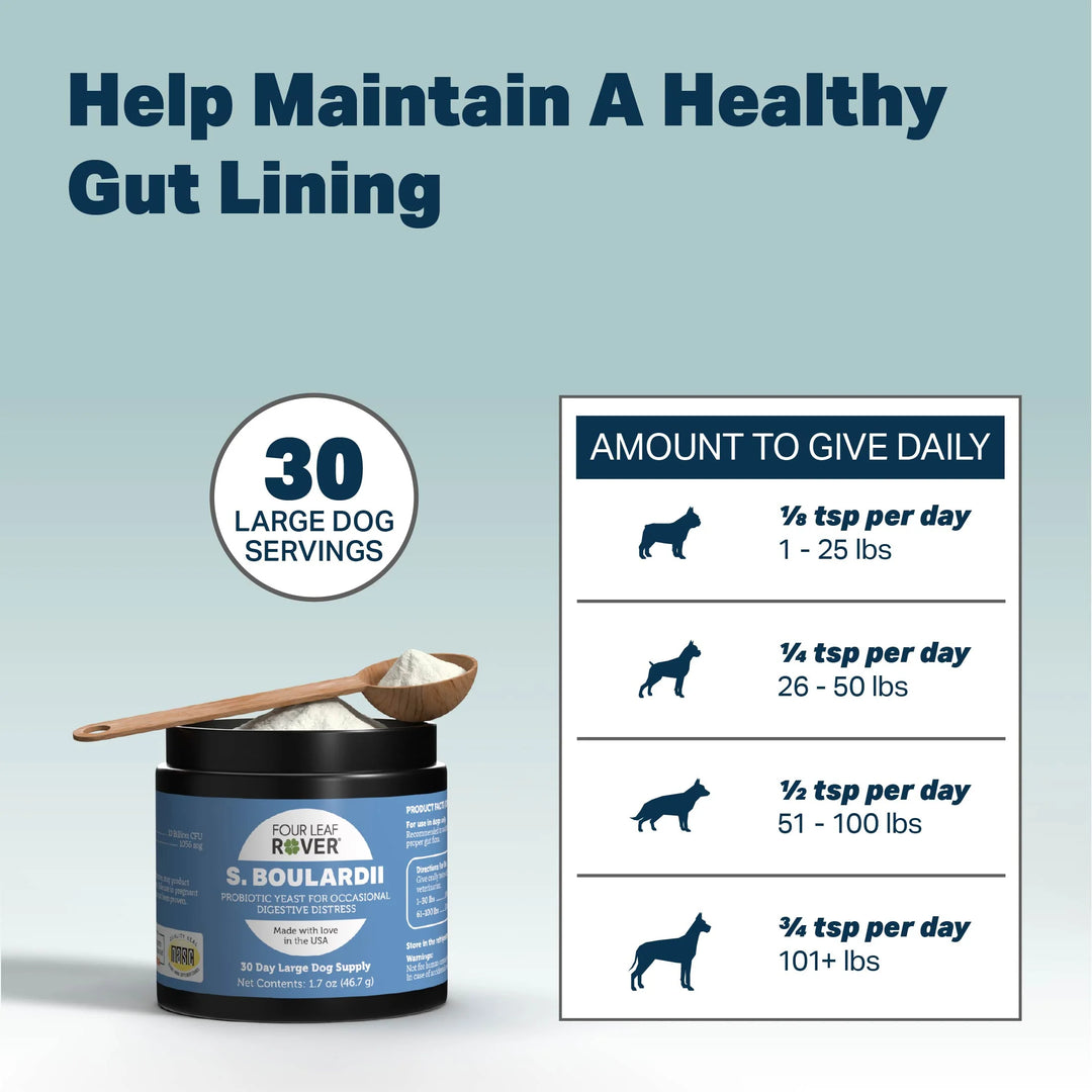 Saccharomyces boulardii - Yeast-Based Probiotics For Dogs