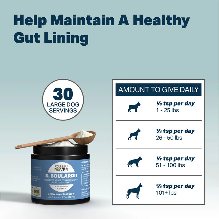 Saccharomyces boulardii - Yeast-Based Probiotics For Dogs