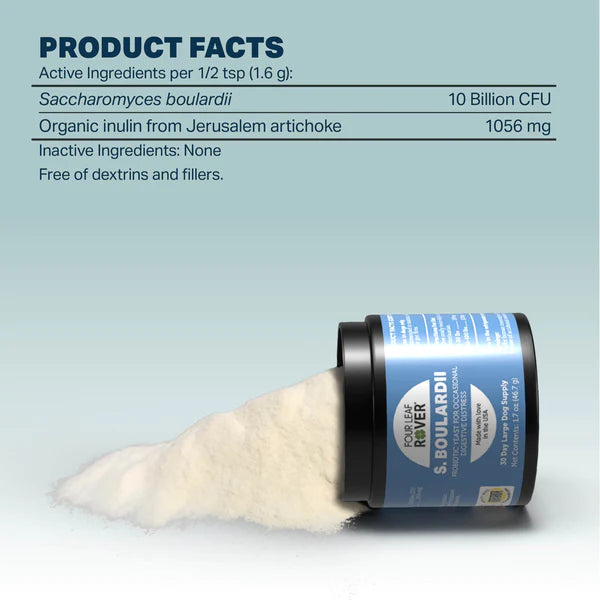 Saccharomyces boulardii - Yeast-Based Probiotics For Dogs