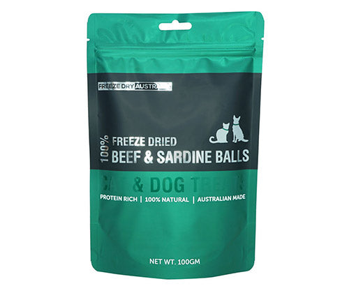 Freeze Dried Beef & Sardine Balls