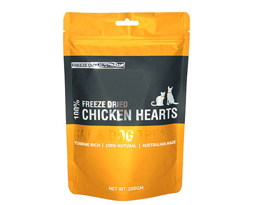 Freeze Dried Chicken Hearts