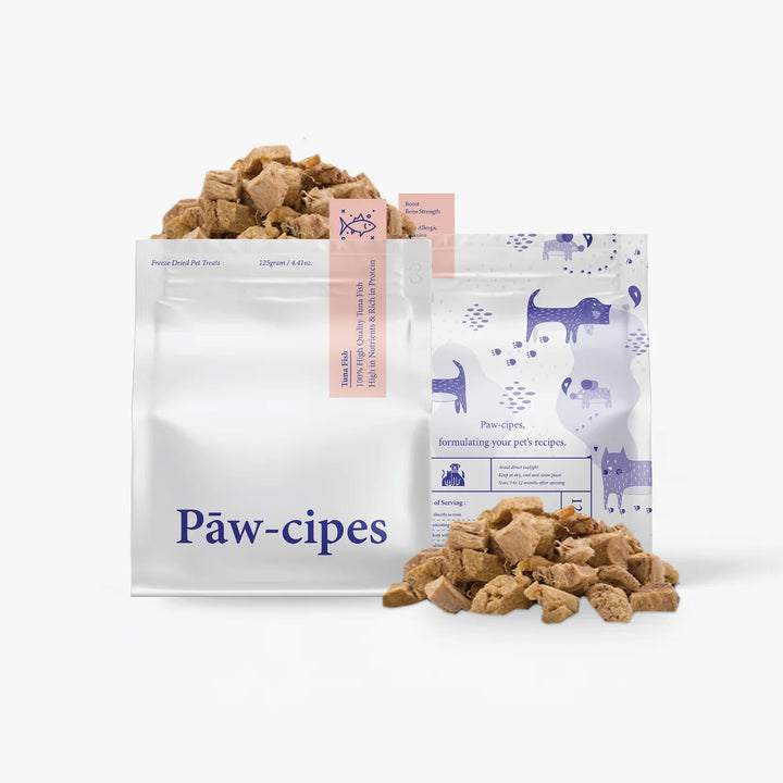 Freeze-Dried Tuna Cubes