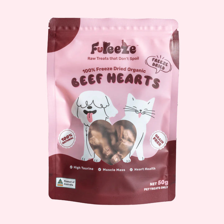 Freeze Dried Organic Beef Heart