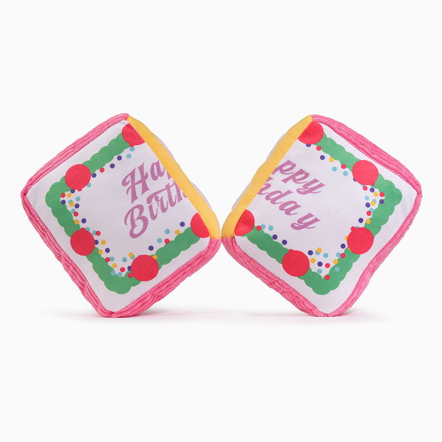 Yappy Birthday | Birthday Cake Slice