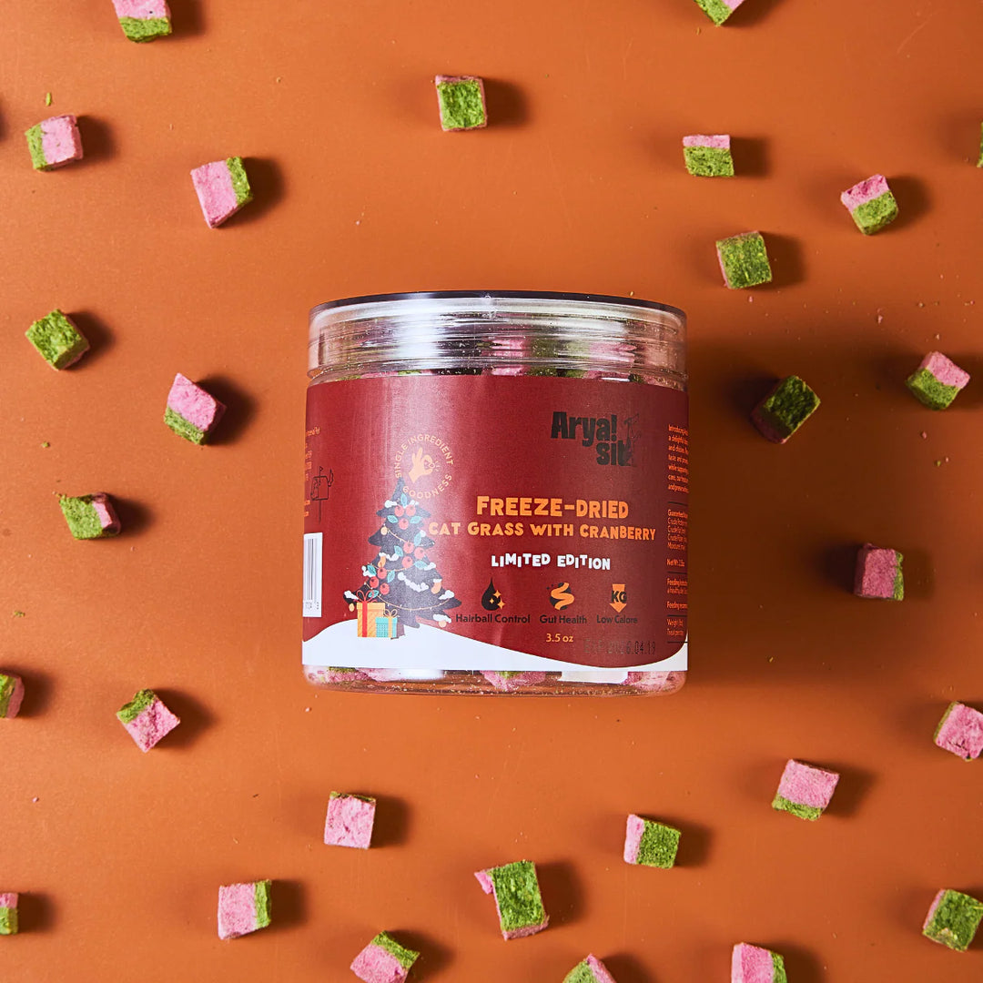 Freeze-Dried Cat Grass with Cranberry | Limited Edition