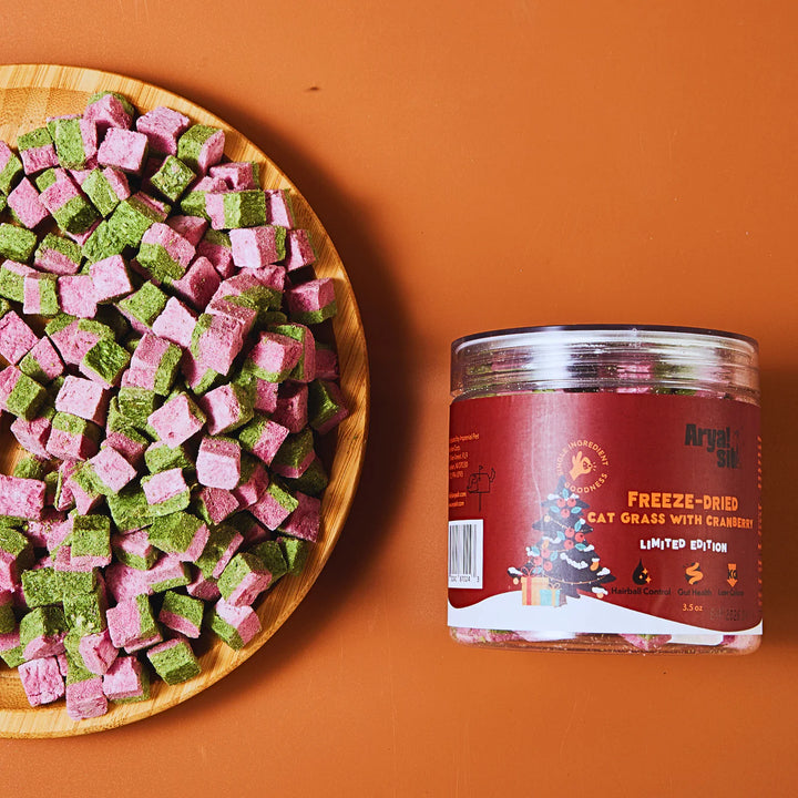 Freeze-Dried Cat Grass with Cranberry | Limited Edition