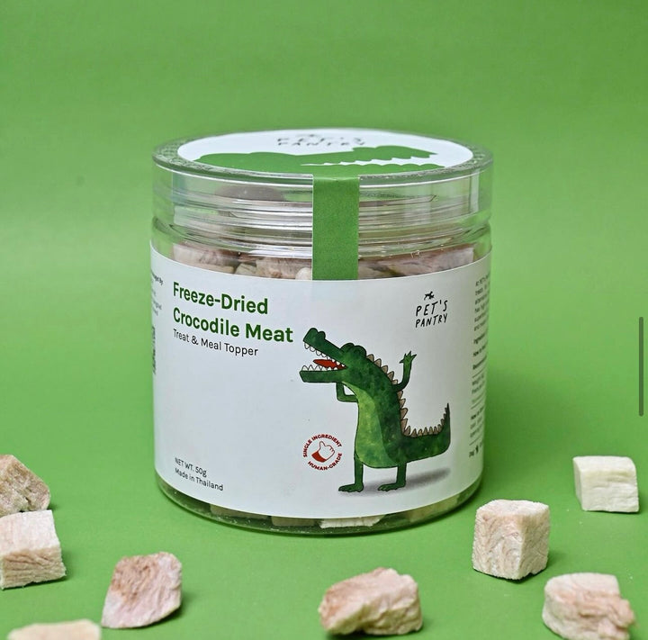 Freeze-Dried Crocodile Meat