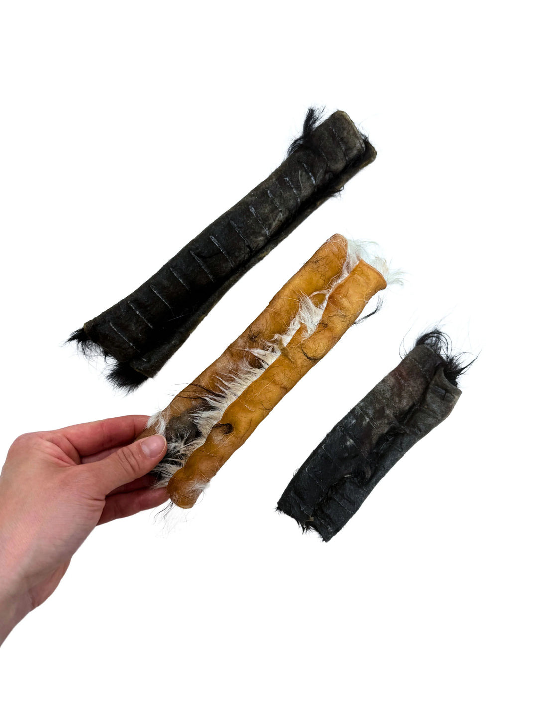 Grass-Fed Beef Hide Roll Chew Fur-On | Litto Howler
