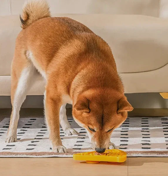 Dog Bowl Pet Lick Mat | Pizza Slow Feeder