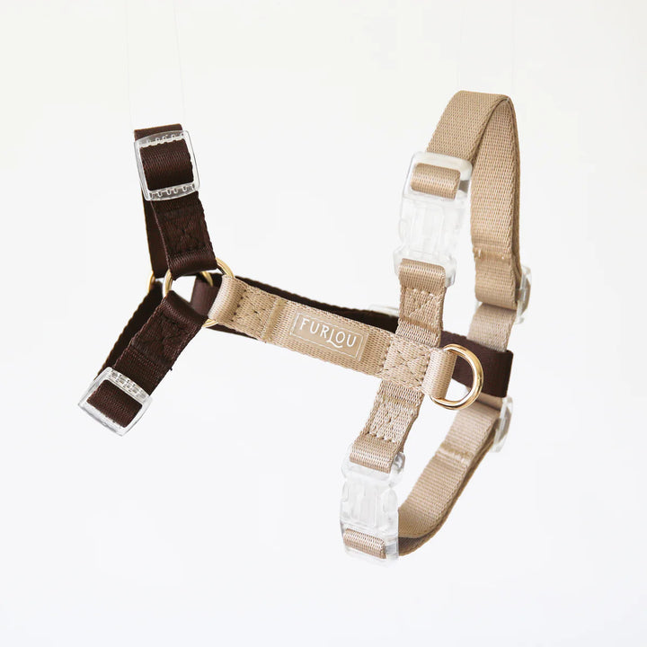 Dog Harness | Brown and Tan