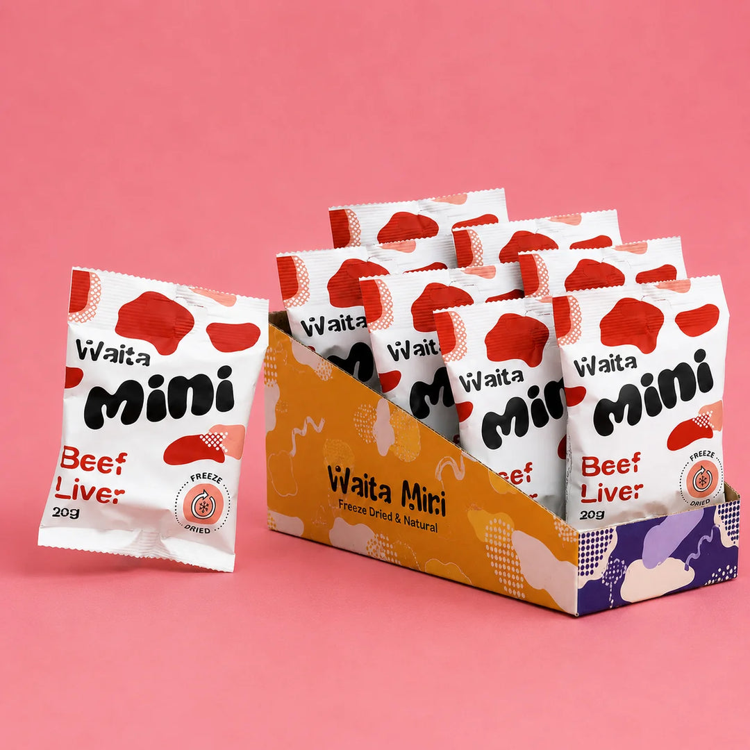 Freeze Dried Mini Beef Liver Cubes | Waita Pets