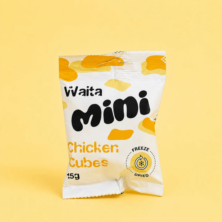 Freeze Dried Mini Chicken Cubes | Waita Pets
