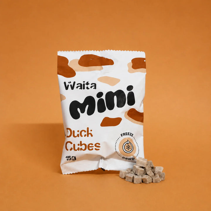 Freeze Dried Mini Duck Cubes | Waita Pets