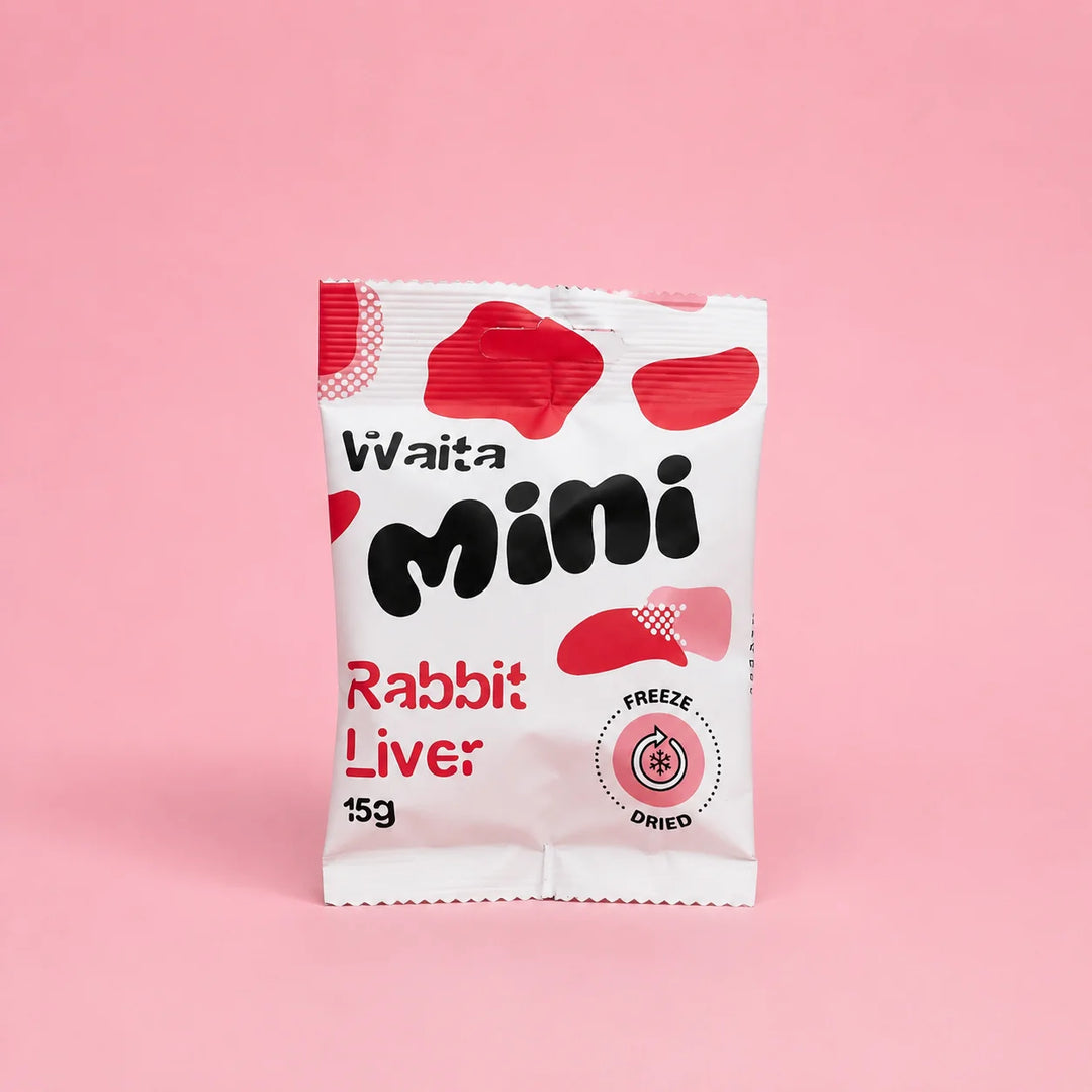 Freeze Dried Mini Rabbit Liver Cubes | Waita Pets