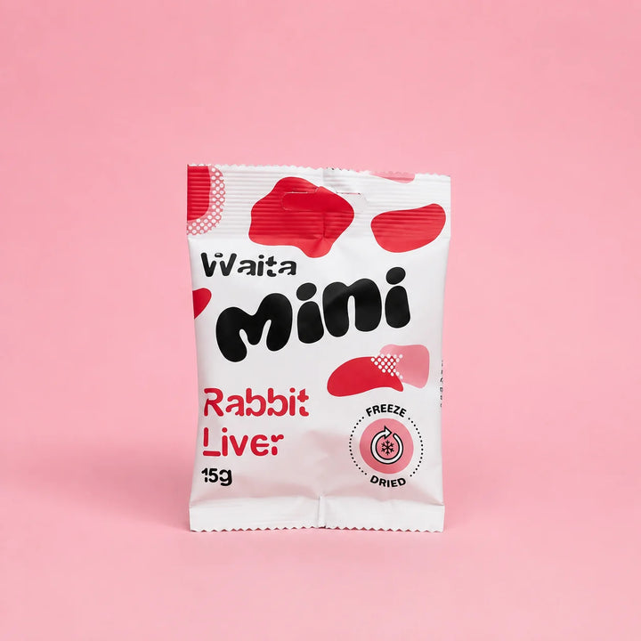 Freeze Dried Mini Rabbit Liver Cubes | Waita Pets