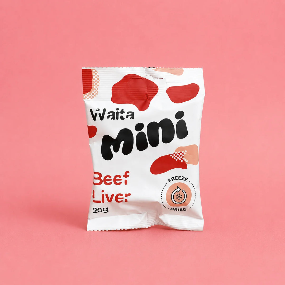 Freeze Dried Mini Beef Liver Cubes | Waita Pets