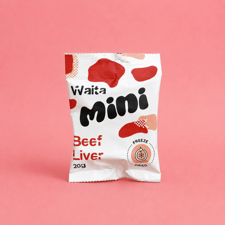 Freeze Dried Mini Beef Liver Cubes | Waita Pets
