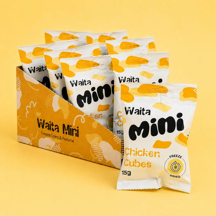 Freeze Dried Mini Chicken Cubes | Waita Pets