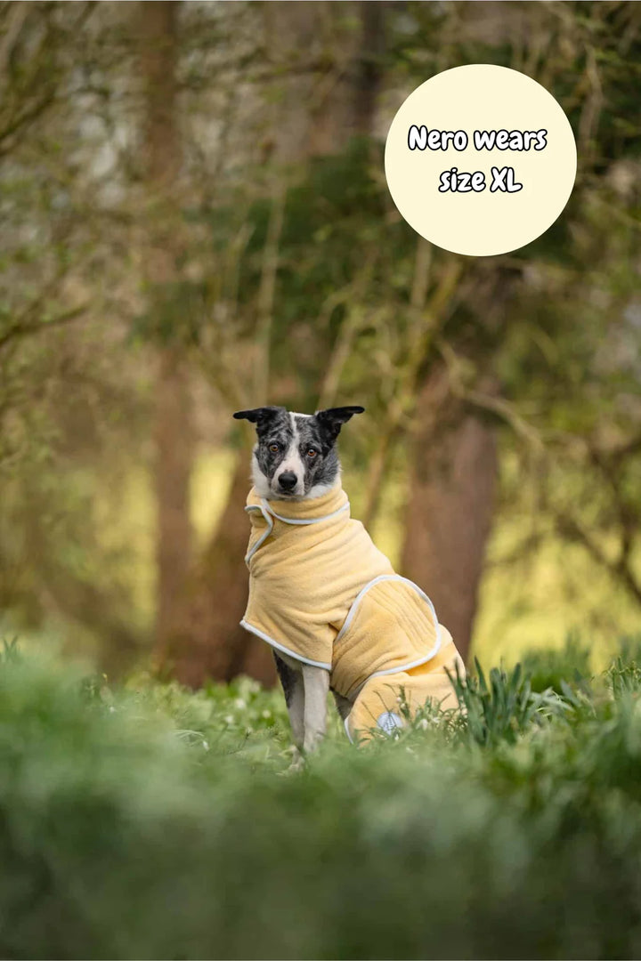 Dog Drying Coat | Butter Yellow