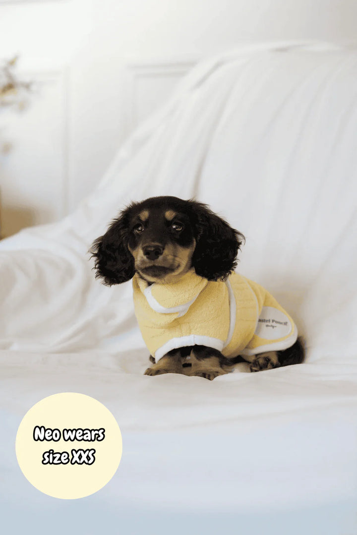 Dog Drying Coat | Butter Yellow