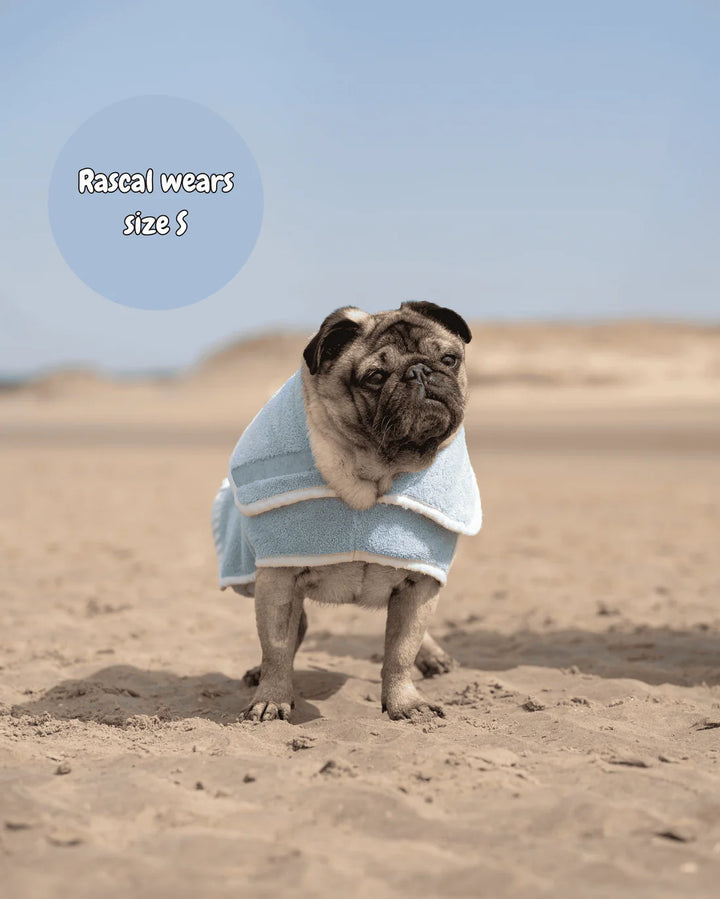 Dog Drying Coat | Candy Floss Blue