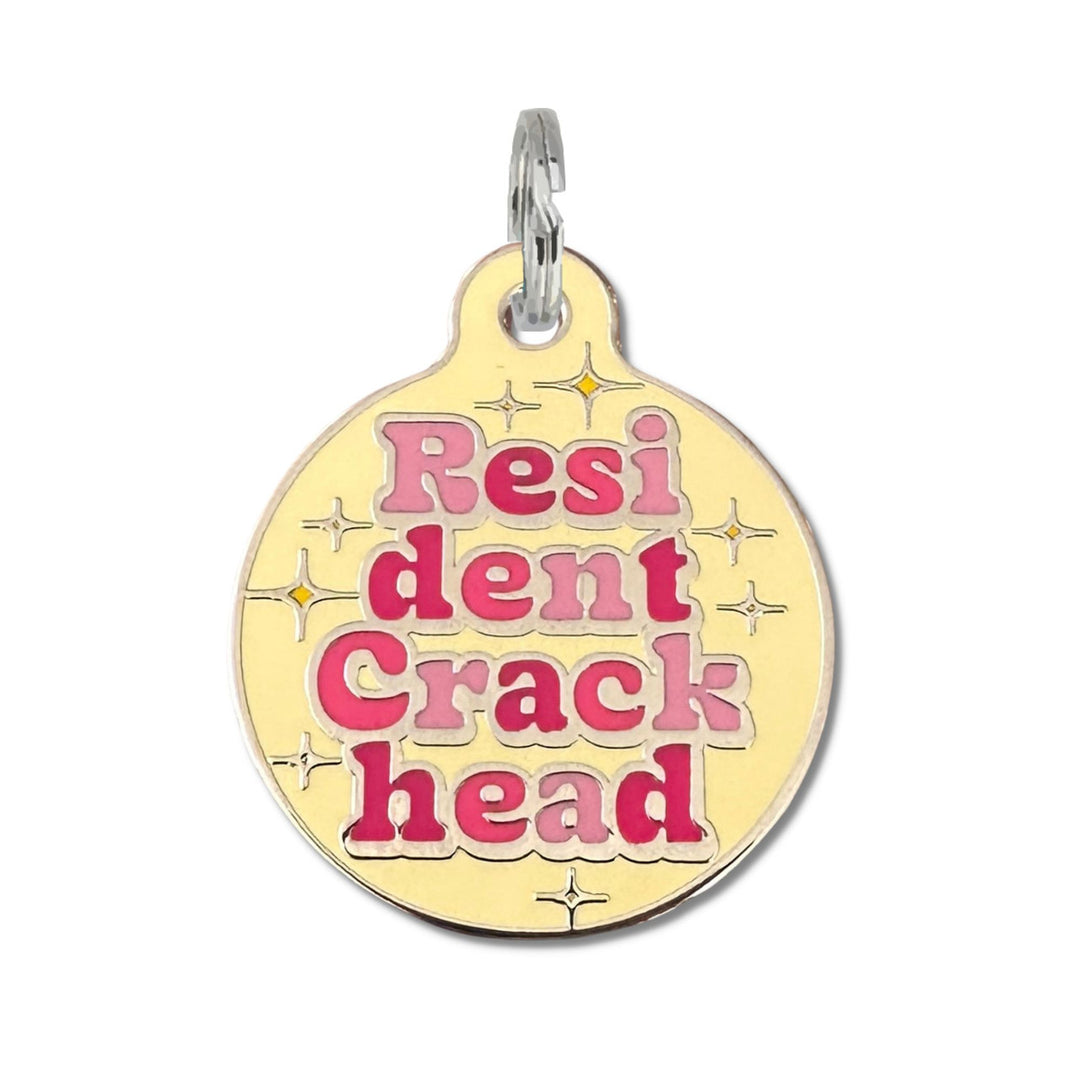 Resident Crackhead Pet Tag