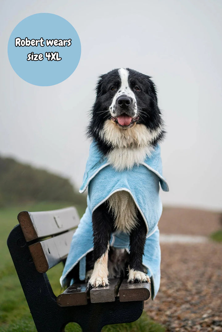 Dog Drying Coat | Candy Floss Blue