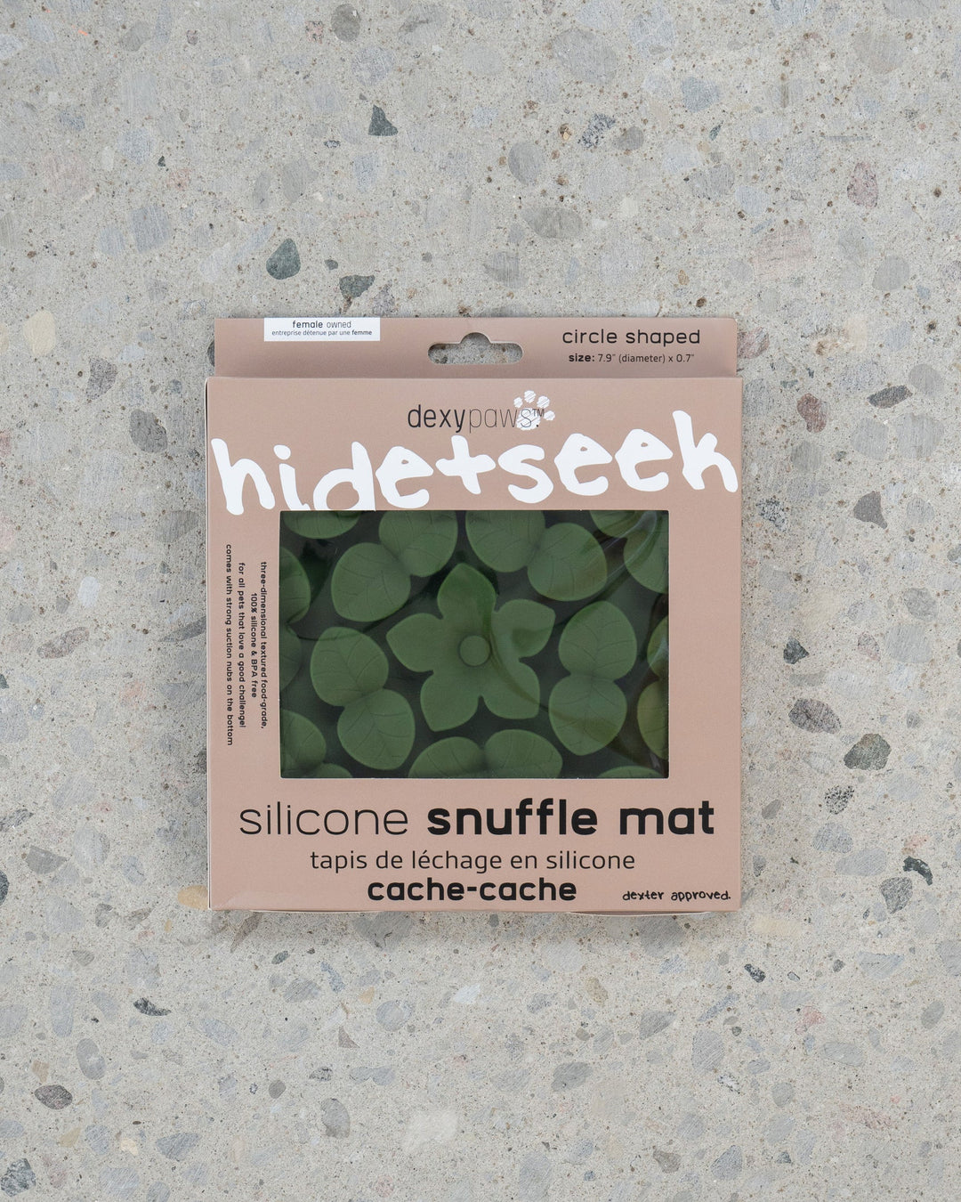 Army Green Circle Enrichment Snuffle Mat