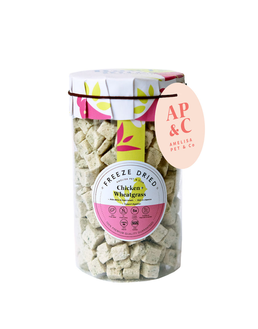 Rawly Bites | Freeze Dried Chicken & Wheatgrass