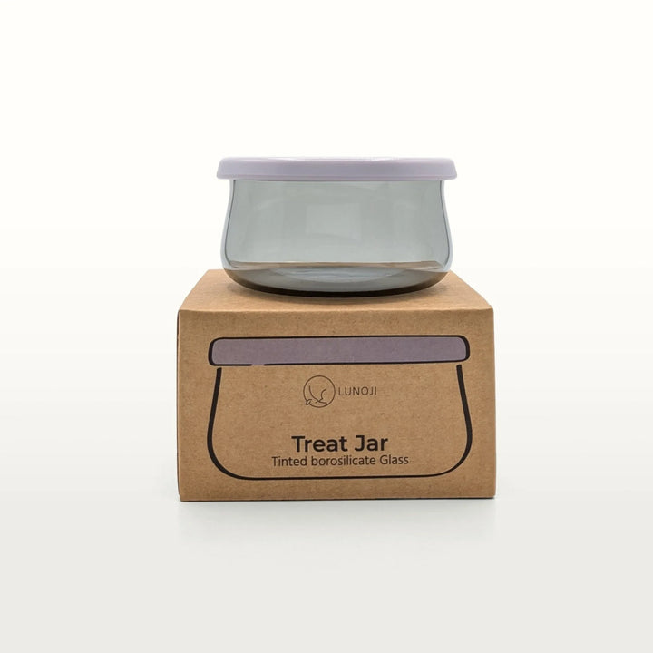 Tinted Glass Treat Jar