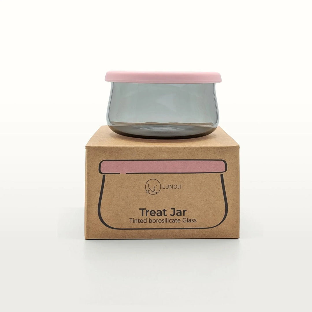 Tinted Glass Treat Jar