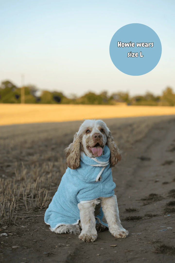 Dog Drying Coat | Candy Floss Blue