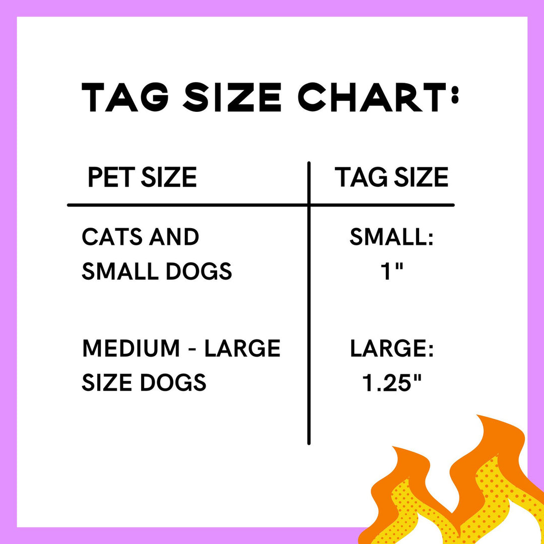 Mister Wiggle Butt Dog Pet Tag