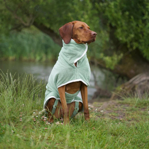 Dog Drying Coat | Sage Green