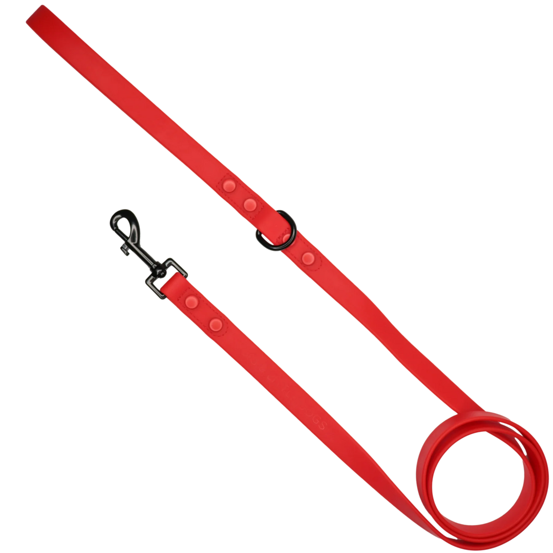 Dog Waterproof Leash | Candy Red