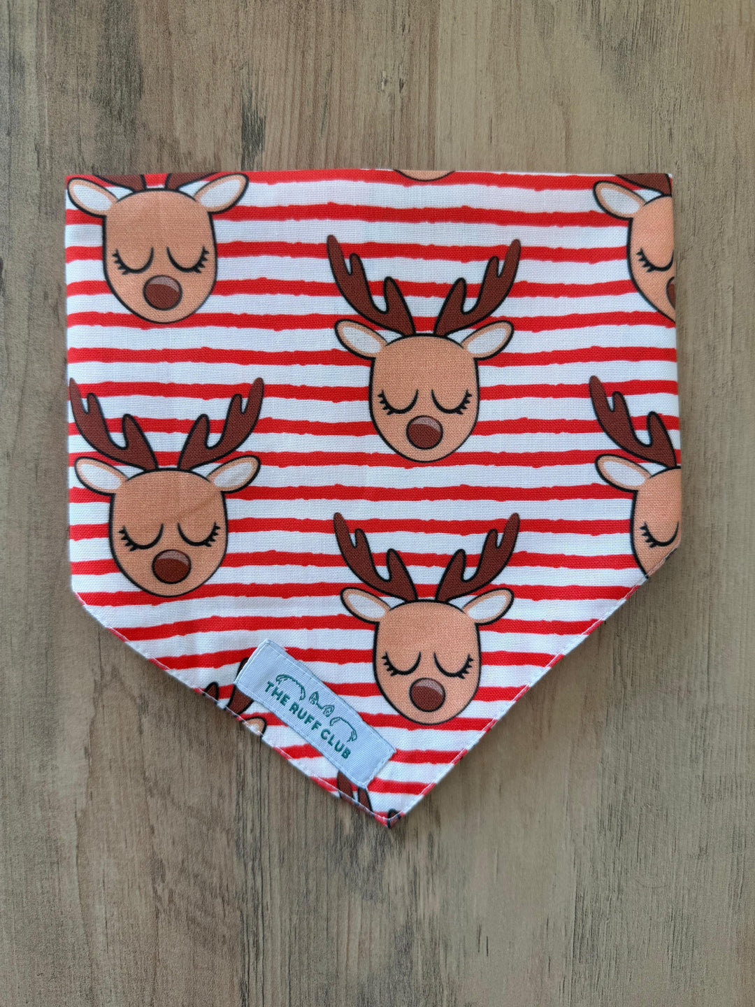 Candy Cane Reindeer | Christmas Bandana Collection