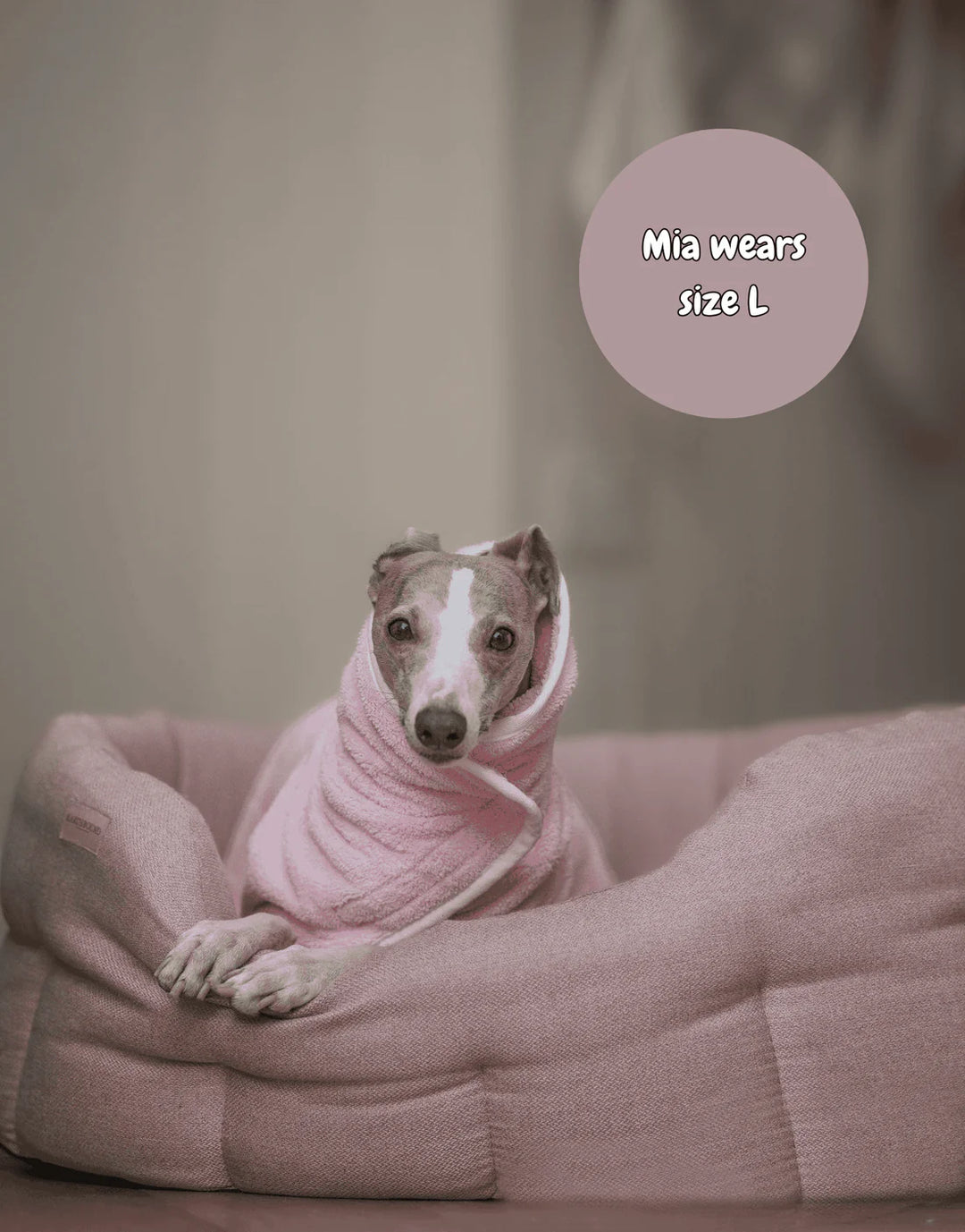 Dog Drying Coat | Bubble Gum Pink