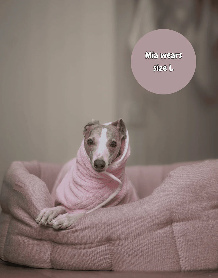 Dog Drying Coat | Bubble Gum Pink