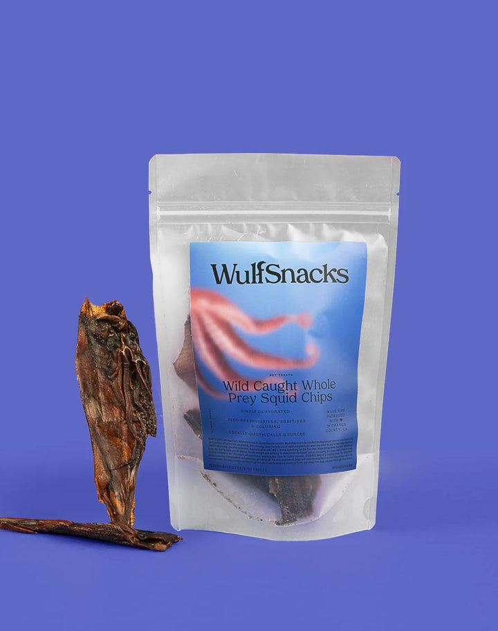 Wild Caught Whole Prey Squid Chips