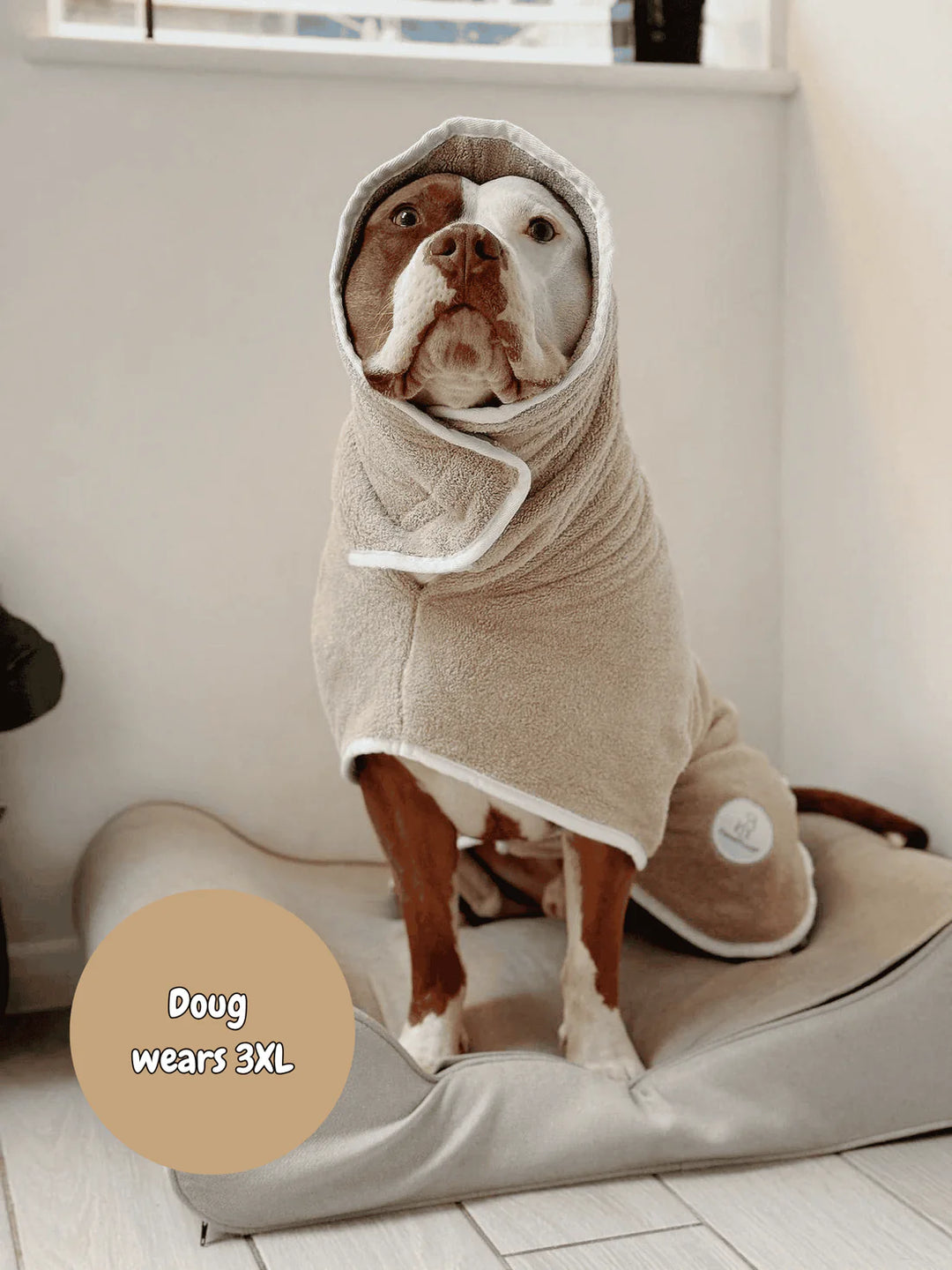 Dog Drying Coat | Latte
