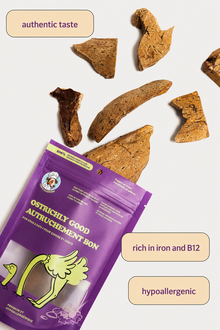 Freeze-Dried Ostrich Meat