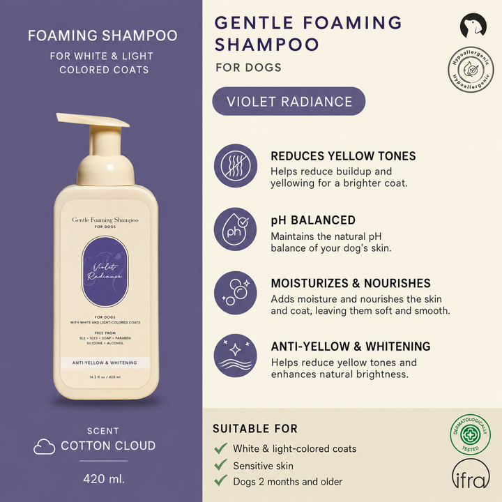 The Pawcious Whitening Foaming Shampoo | The Pawcious