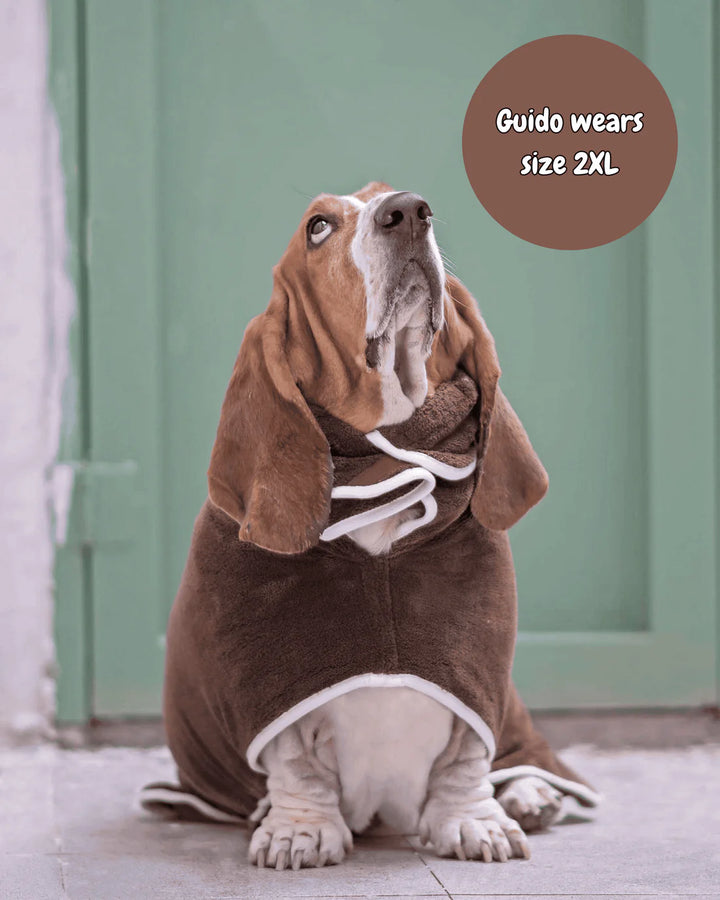 Dog Drying Coat | Espresso