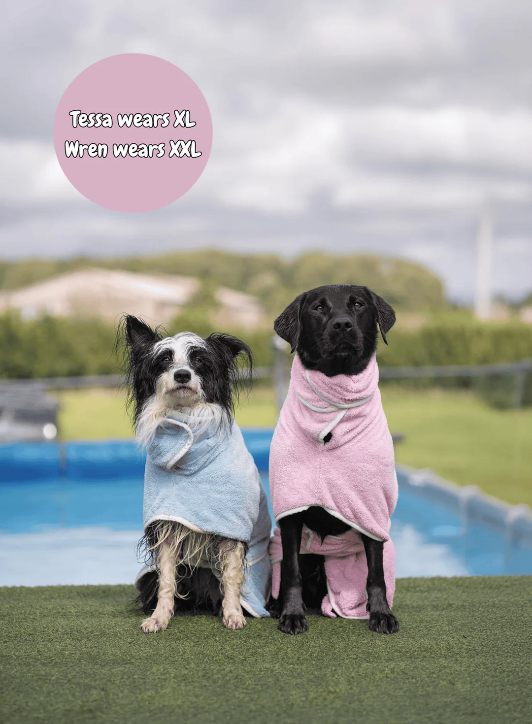 Dog Drying Coat | Bubble Gum Pink