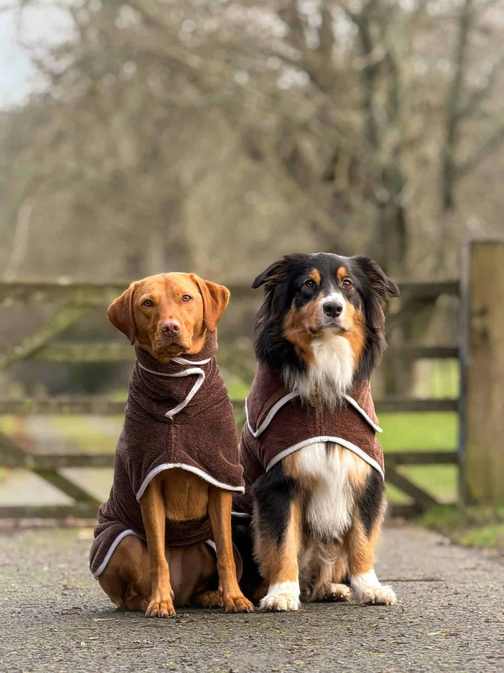 Dog Drying Coat | Espresso