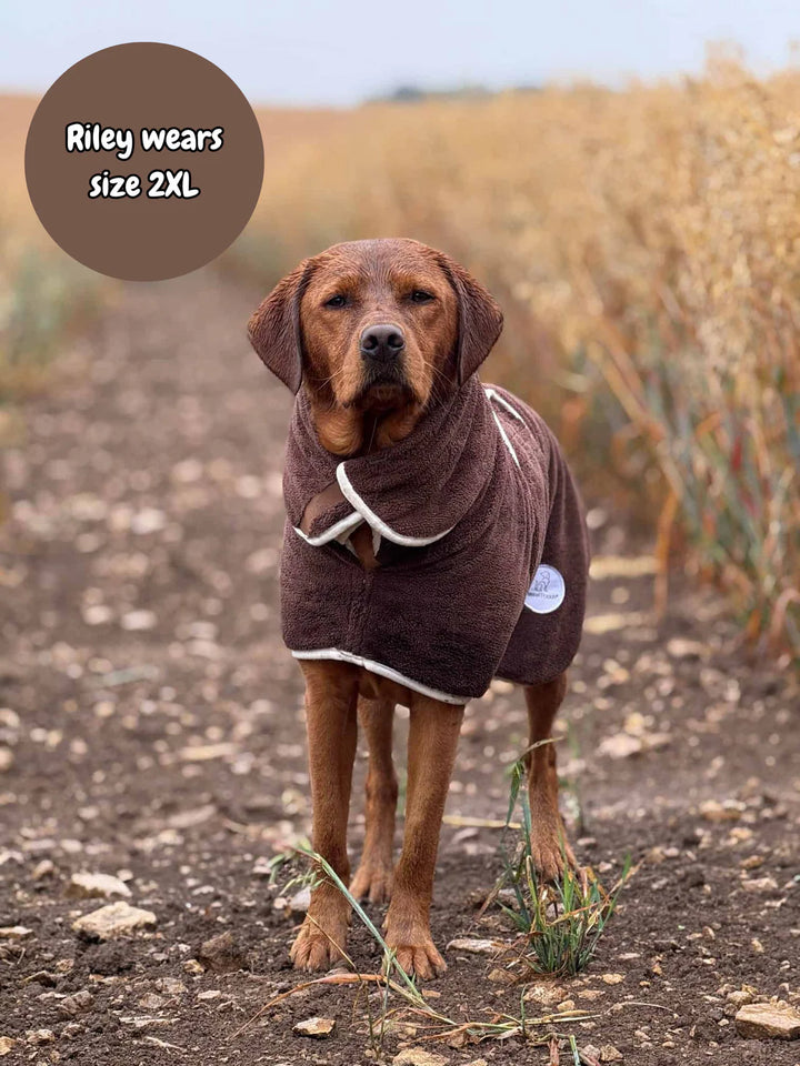 Dog Drying Coat | Espresso